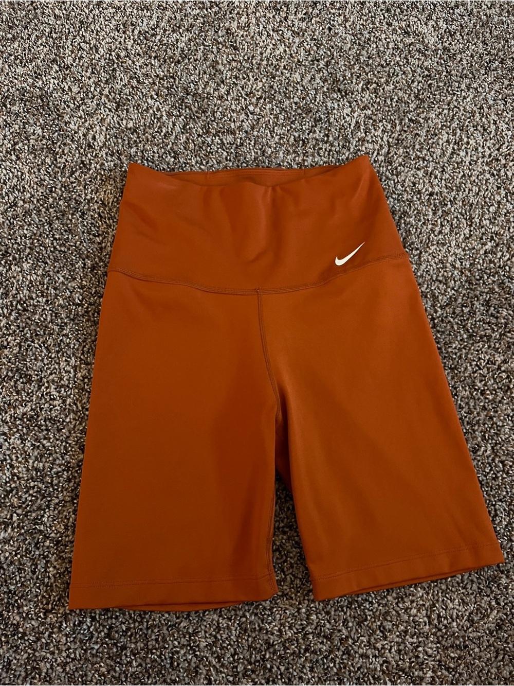 Nike Pro Women’s Biker Short in Rust Orange 6.5” inseam